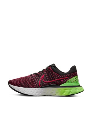 Nike React Infinity Run Flyknit 3 Running Shoe In Red