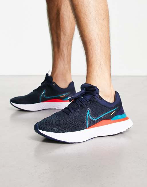 Navy nike best sale running shoes