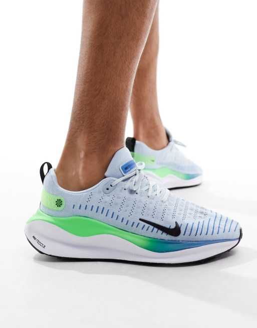 Nike Running React infinity Run Flyknit 4 sneakers in blue ASOS