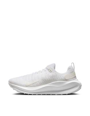 Shop Nike Running React Infinity Run Flyknit 4 Sneakers In White