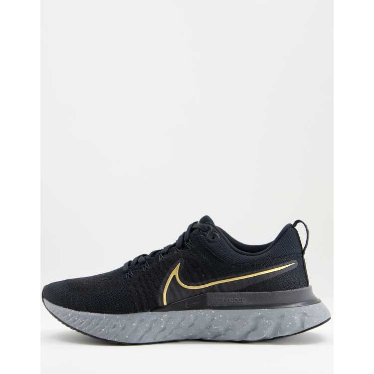 Nike free outlet connect black gold