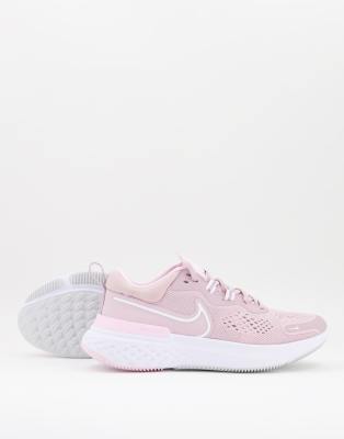 Nike React Miler 2 "plum Chalk/white/pink Foam" Sneakers In Pink