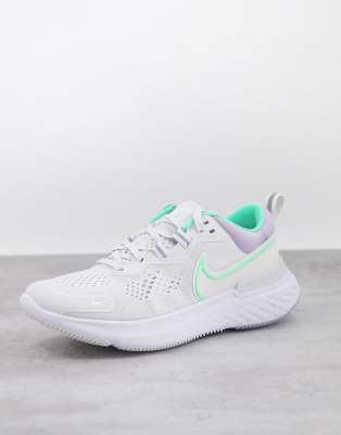 Nike Women's React Miler 2 Mesh Running Sneakers In White