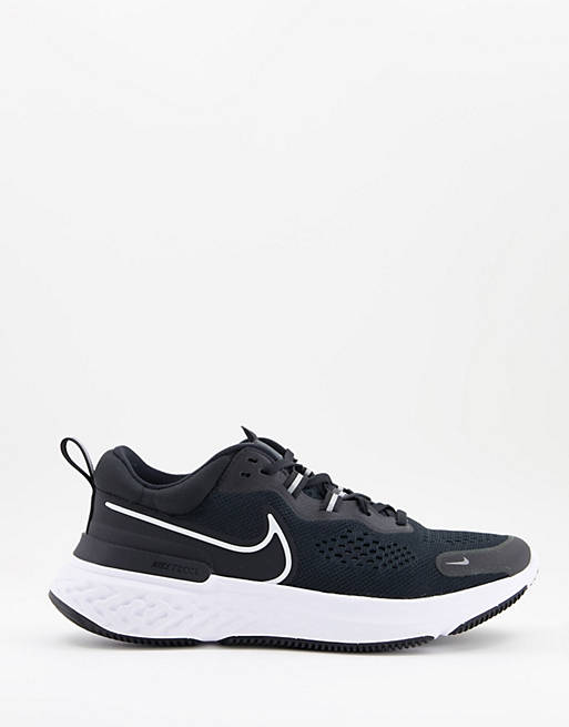Nike Running React Miler 2 trainers in black