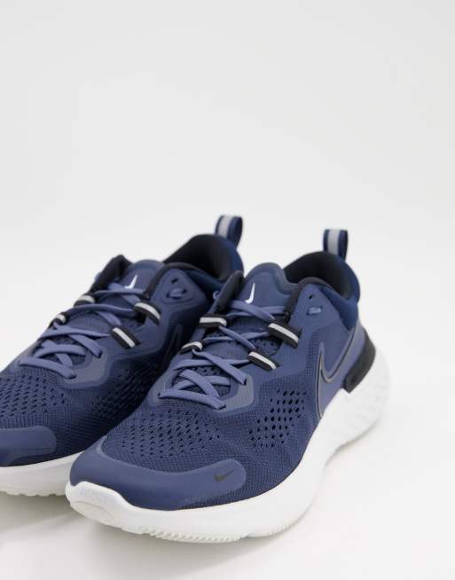 Dark blue store nike trainers