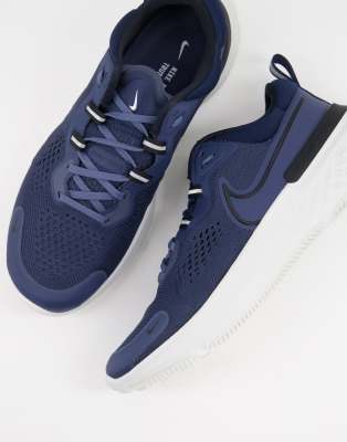 nike react miler white and blue