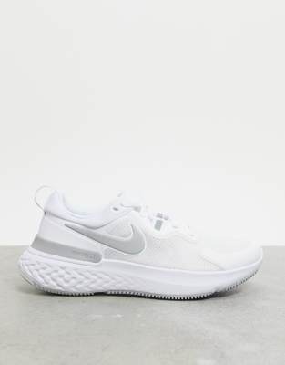 nike react miler white