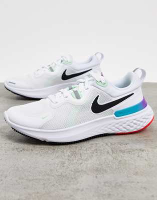 nike react miler white