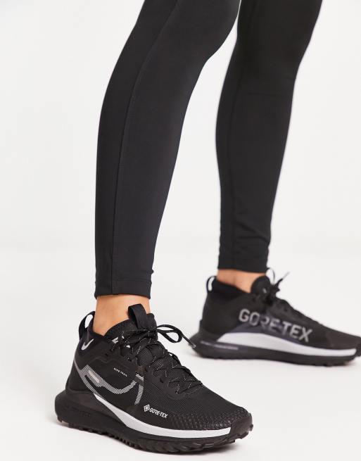 Asos black cheap nike trainers