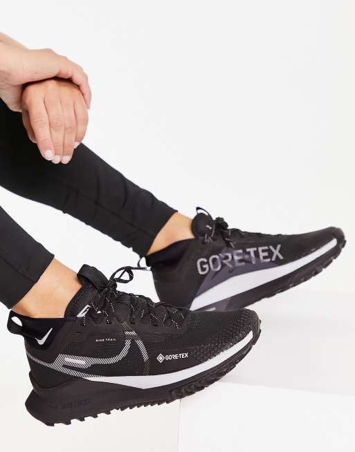 React Pegasus Trail 4 Gore-TEX trainers in black ASOS