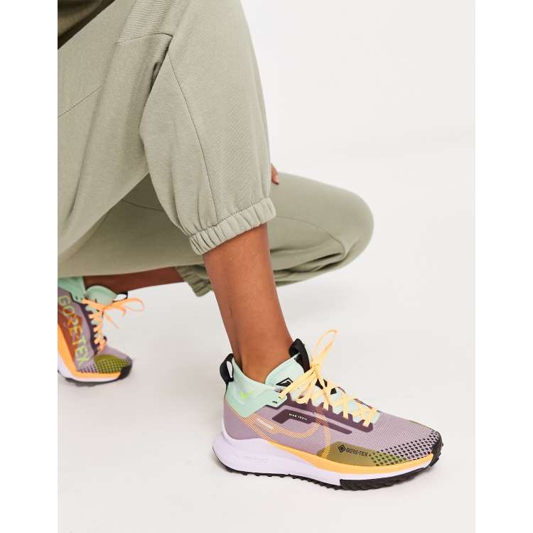 Pegasus Trail Nike React Purple And Green Nike Running React