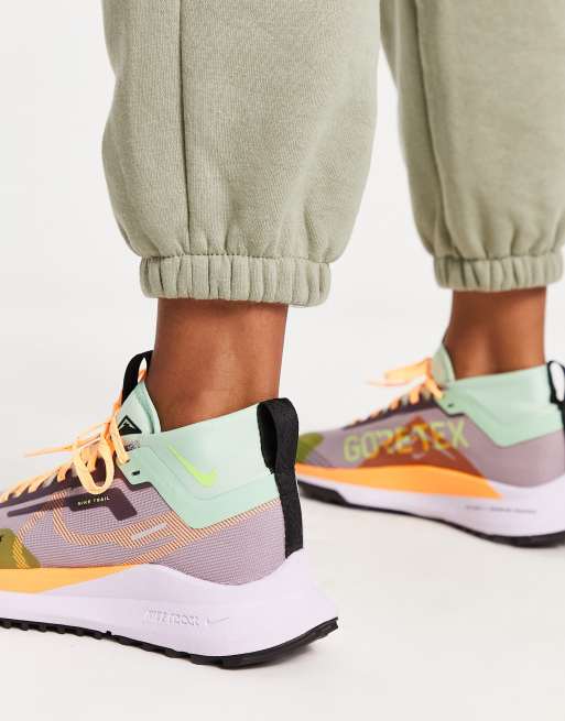 Nike Running React Pegasus Trail Gore-TEX trainers in purple ASOS