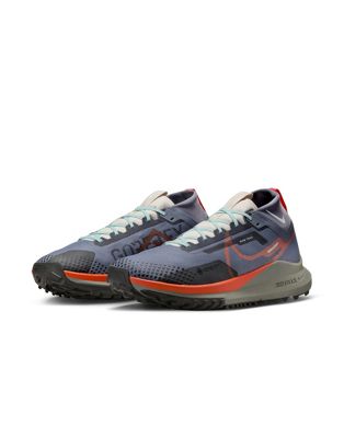Nike Running React Pegasus Trail 4 trainers in blue