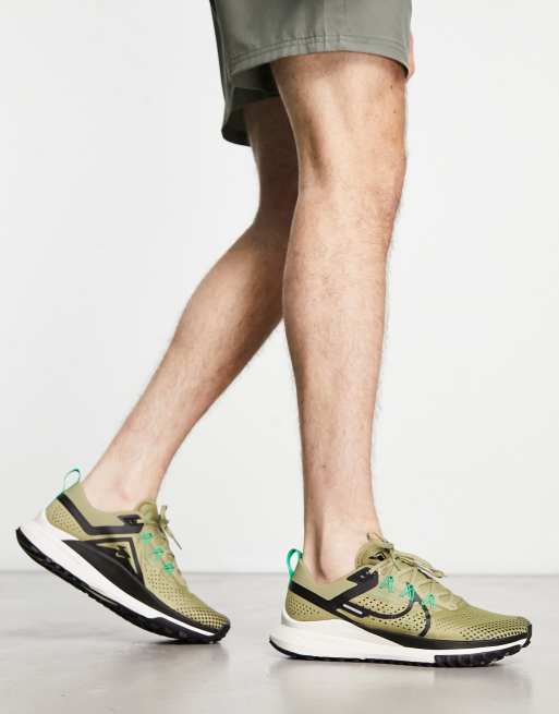 Nike Running – React Pegasus Trail 4 – Laufschuhe in Grün