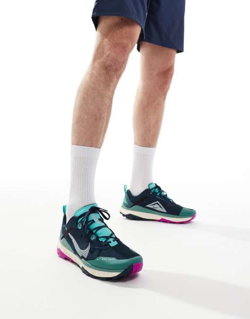 Nike Running React Wildhorse 8 sneakers in navy, 4 of 5