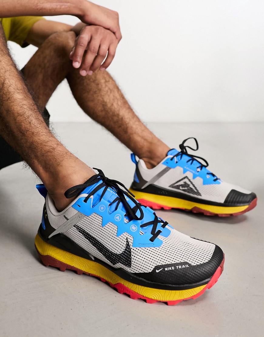Nike Running React Wildhorse 8 trainers in grey