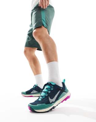 Nike Running Nike Running React Wildhorse 8 trainers in navy