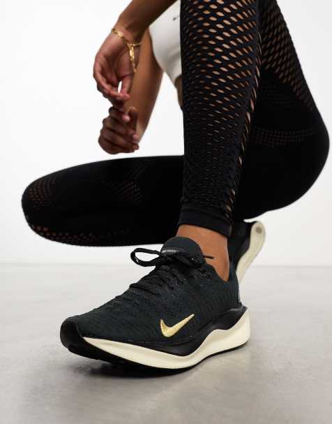 Nike, Pants & Jumpsuits, Nike Dri Fit Just Do It Blackgold Leggings