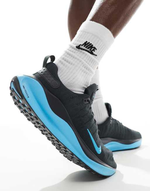 Nike Running - ReactX Infinity Run 4 - Sorte og blå sneakers, 5 af 5