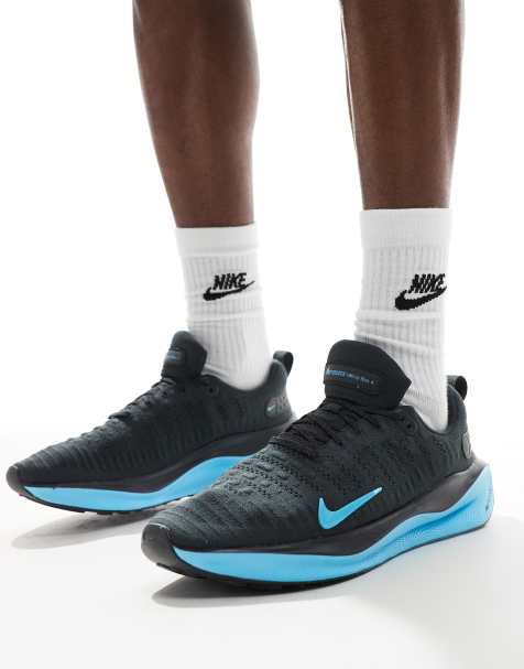 Nike Running – ReactX Infinity Run 4 – Svarta och blå träningsskor - view 1