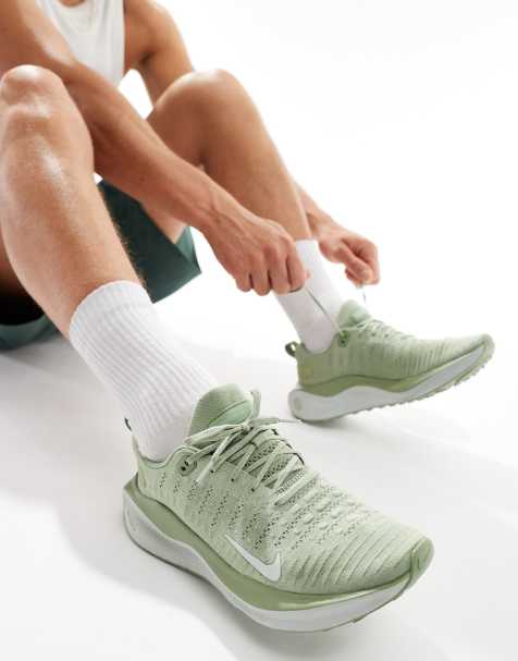 Nike Running ReactX Infinity Run 4 trainers in khaki - view 1