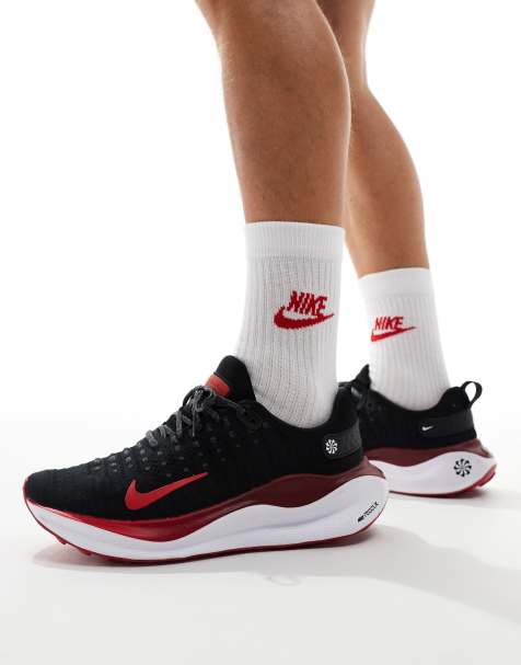 Nike Running Reactx Infinity Run sneakers in black and red - view 1
