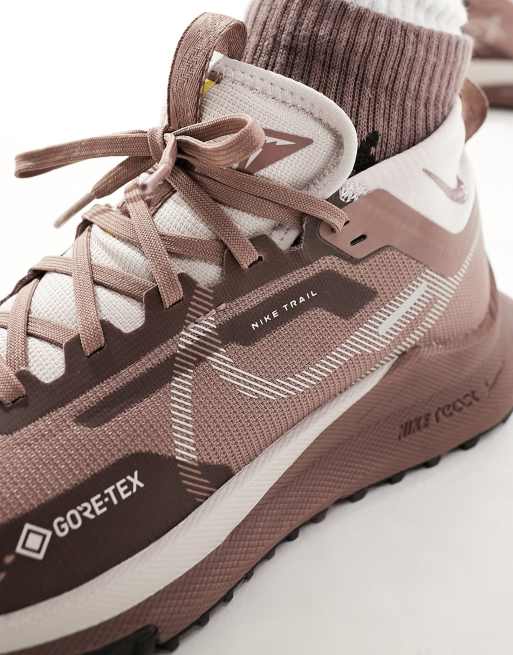 Nike Running ReactX Pegasus Trail 4 GORE-TEX trainers in smokey mauve, 4 of 5