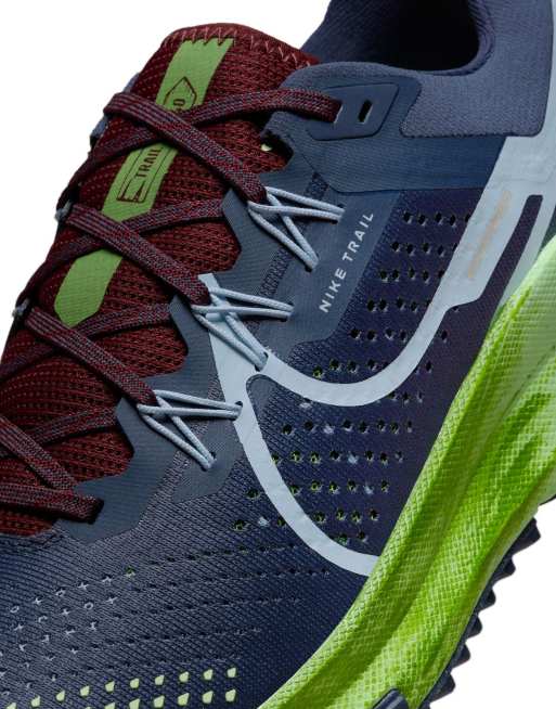 Nike Running ReactX Pegasus Trail 4 trainers in navy, 2 of 4