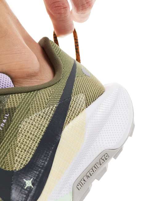 Nike Running - Reactx Pegasus Trail 5 - Baskets - Vert foncé et olive, 4 de 5