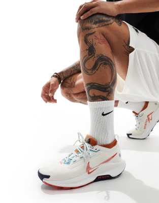 Nike Running - ReactX Pegasus Trail 5 GORE-TEX - Baskets - Blanc et rouge