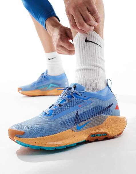 Nike Running – ReactX Pegasus Trail 5 GORE-TEX – Blå löparskor - view 1