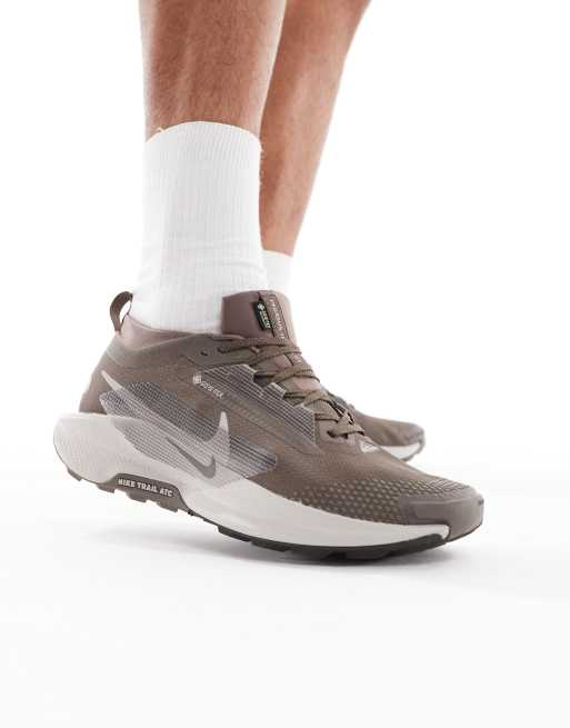 Nike Running - ReactX Pegasus Trail 5 GORE-Tex - Brune og grå sneakers