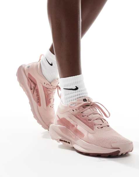 Nike Running – ReactX Pegasus Trail 5 Gore-Tex – Rosa träningsskor - view 1