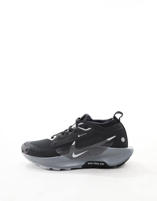 Nike Running ReactX Pegasus Trail 5 GORE TEX trainers in black ASOS