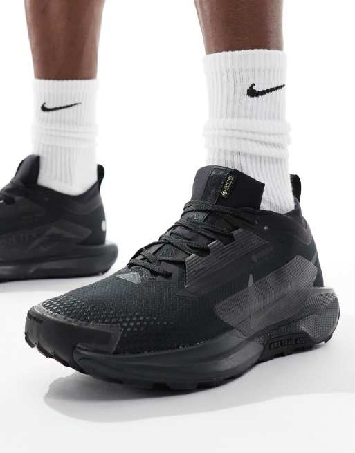 Nike Running ReactX Pegasus Trail Gore-TEX trainers in black ASOS
