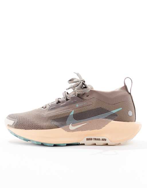 Nike Running ReactX Pegasus Trail Gore-TEX trainers in brown ASOS