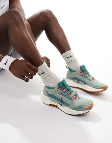 Nike Running ReactX Pegasus Trail 5 GORE-TEX trainers in light blue - view 1