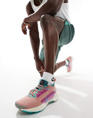 Nike Running Nike Running ReactX Pegasus Trail 5 GORE-TEX trainers in red and purple