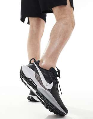 Nike Running ReactX Pegasus Trail 5 trainers in black and white