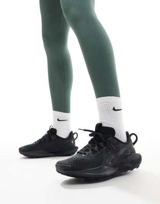 Nike Running Reactx Pegasus Trail 5 Trainers In Black