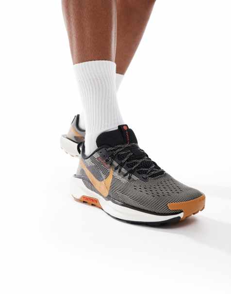 Nike Running Reactx Pegasus Trail 5 trainers in black - view 1