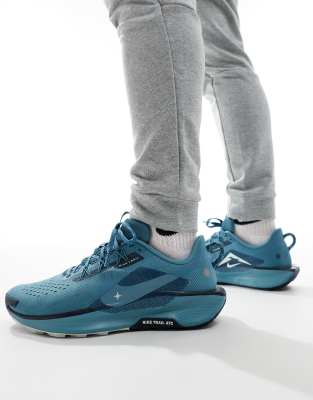 Nike Running Nike Running ReactX Pegasus Trail 5 trainers in blue