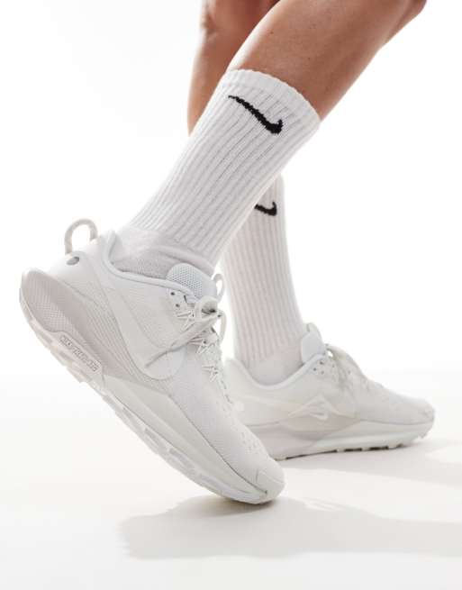 Nike Running ReactX Pegasus Trail 5 trainers in white