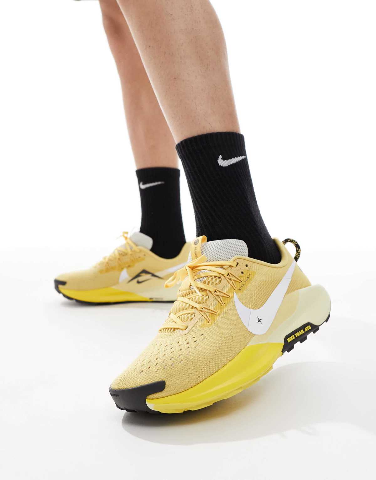 Nike Running ReactX Pegasus Trail 5 trainers in yellow