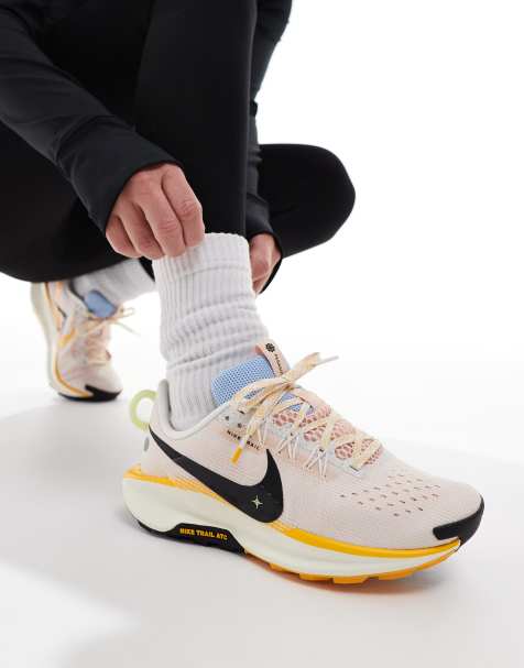 Nike Running - ReactX Pegasus Trail 5 - Baskets - Blanc/jaune - view 1