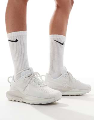 Nike Running - ReactX Pegasus Trail 5 - Baskets - Blanc