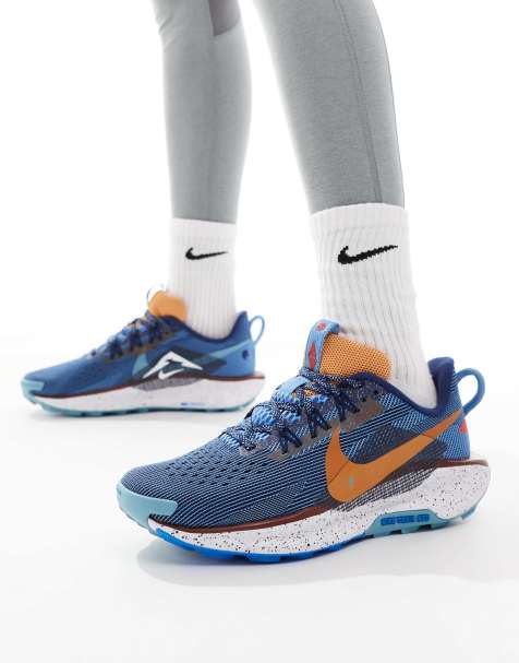 Nike Running - ReactX Pegasus Trail 5 - Baskets - Bleu marine/blanc - view 1