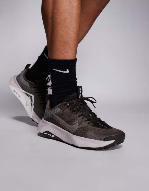 Nike Running – ReactX Wildhorse 10 – Mörkbruna och grå löparskor, 4 av 5