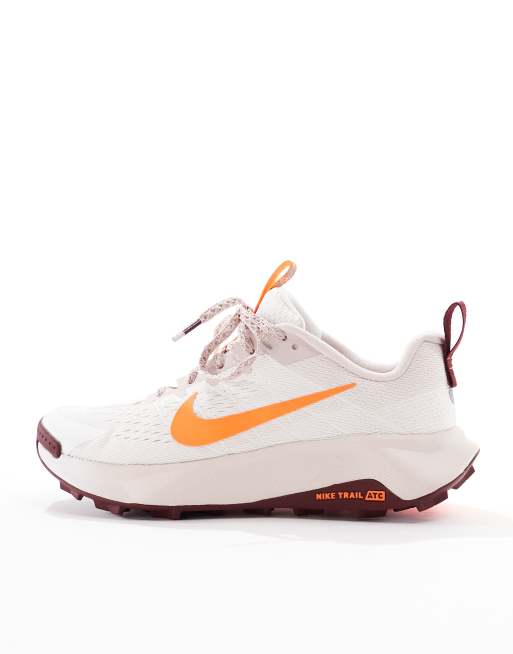 Nike Running - ReactX Wildhorse 10 - Offwhite/røde sneakers, 2 af 5