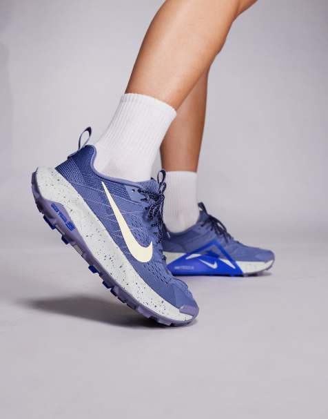 Nike Running ReactX Wildhorse 10 trainers in blue - view 1